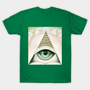 Illuminated Vision (2) - Trippy Psychedelic Eye T-Shirt